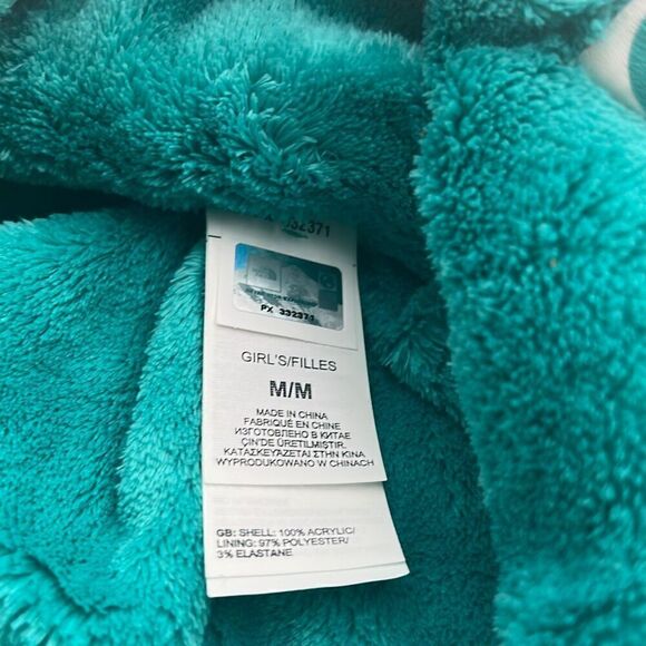 The North Face Girl's Fuzzy Earflap Beanie‎ Kokomo Green Medium - Picture 5 of 5